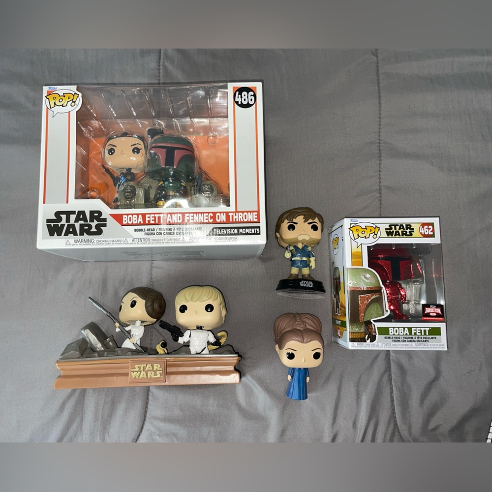 Lot of 5 Star Wars Funko pops